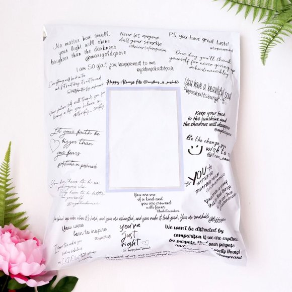 100 Woman Empowerment Poly Mailer Bags Size 19x24 - Picture 3 of 4